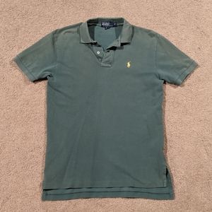 Ralph Lauren Polo Weathered Fitted Green Shirt